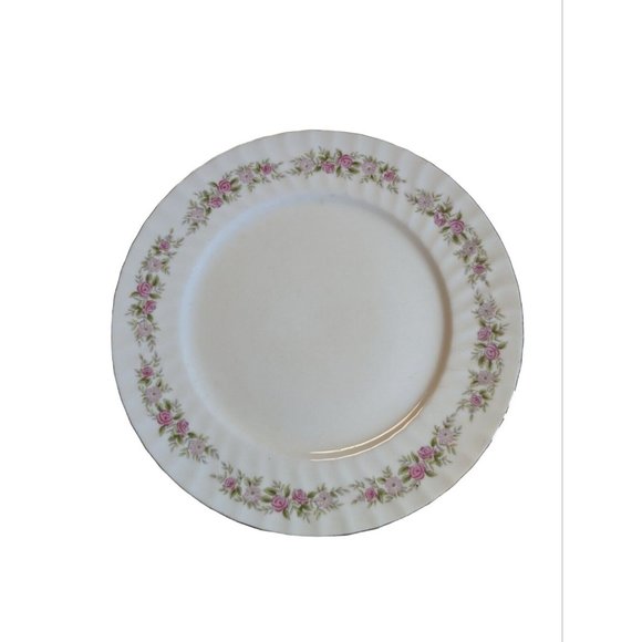 Set Of 4 Dansico Teahouse Rose Pattern Japan Fine China 10 3/8" Dinner Plates - Picture 1 of 5